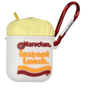Maruchan Ramen Instant Lunch Noodles Wireless Earbud Case For Airpods Generation 1 & 2 With Carabiner multi-colored - 1 of 3