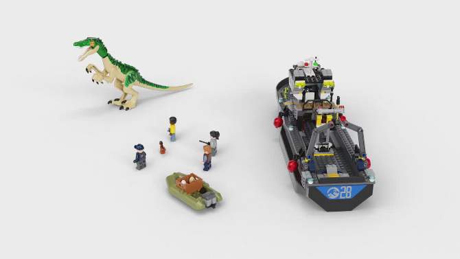 LEGO Jurassic World Baryonyx Dinosaur Boat Escape 76942 Building Kit, 2 of 11, play video