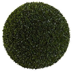 Nearly Natural 19-in Boxwood Ball w/1988 Lvs (Indoor/Outdoor) - 1 of 1