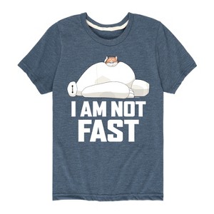 Boys' - Disney - Baymax I Am Not Fast Short Sleeve Graphic T-Shirt - 1 of 4