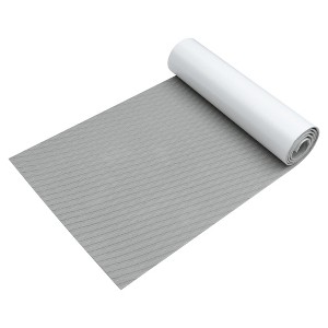 Unique Bargains EVA Faux Teak Decking Sheet Mat Self-Adhesive for Boat Car 90.55"x21.65" - 1 of 4