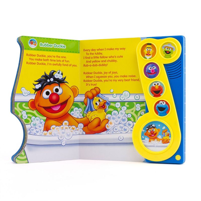 Sesame Street - Rubber Duckie Bath Time Tunes - Little Music Note Sound Book (Board Book), 2 of 5