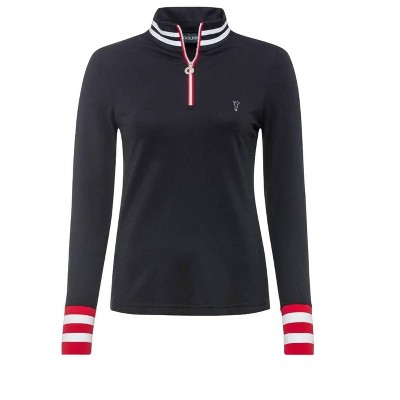 Women's CLASSIC TRICOLOR TROYER SWEATER - GOLFINO