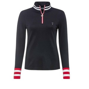 Women's CLASSIC TRICOLOR TROYER SWEATER - GOLFINO - 1 of 3