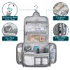 PAVILIA Large Hanging Toiletry Bag, Travel Women Men Cosmetic Organizer, Water Resistant Makeup Accessories Essentials Kit - 3 of 4