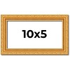 PosterPalooza | 10x5 Wood Antique Frame with UV Acrylic, 4 Finishes: Bronze, Gold, Silver, and Black - 2 of 4