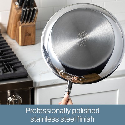 All-Clad 4qt Stainless Steel Saute Pan - Thumbnail 5