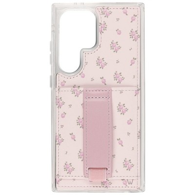 Walli Cases Wildrose Phone Case with Wallet and Finger Strap