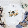 Simply Sage Market Women's Graphic Sweatshirt Retro Happy Hanukkah Distressed - 2 of 4