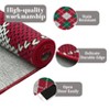 Christmas Plaid Holiday Doormat – Modern, Soft & Machine Washable, Fit for Indoor Home Spaces - 2 of 4