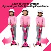 Ziffy 2-in-1 Toddler Kick Scooter, 3-Wheel LED Scooter with Adjustable Height Handlebars & Foldable Seat, Ride-On Toy for Ages 3-12 (110 Lbs Capacity) - 4 of 4