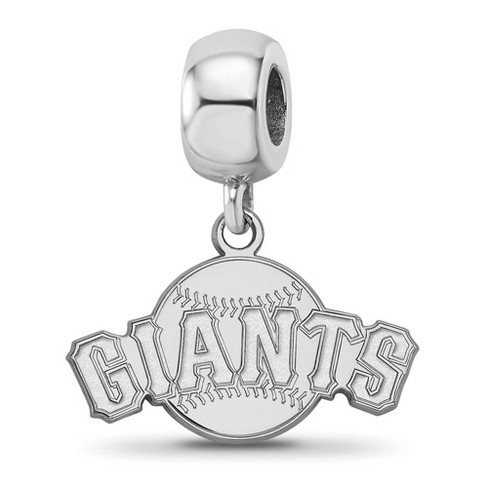 Black Bow Jewelry Sterling Silver San Francisco Giants MLB Bracelet Bead Charm - image 1 of 4