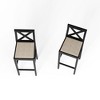 Resenkos Counter Bar Stools, Counter Stool,Bar Chair Counter Height Stool with Backrest, Padded Seat & Footrest,Black - 3 of 4