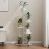 Tiered Plant Stand with Wheels, Rolling Plant Stand Flower Pot Display Stand Multifunctional Plant Shelf for Home Living Room Patio Garden Balcony - 4 of 4
