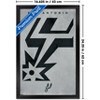 Trends International NBA San Antonio Spurs - Logo 25 Framed Wall Poster Prints - 3 of 4