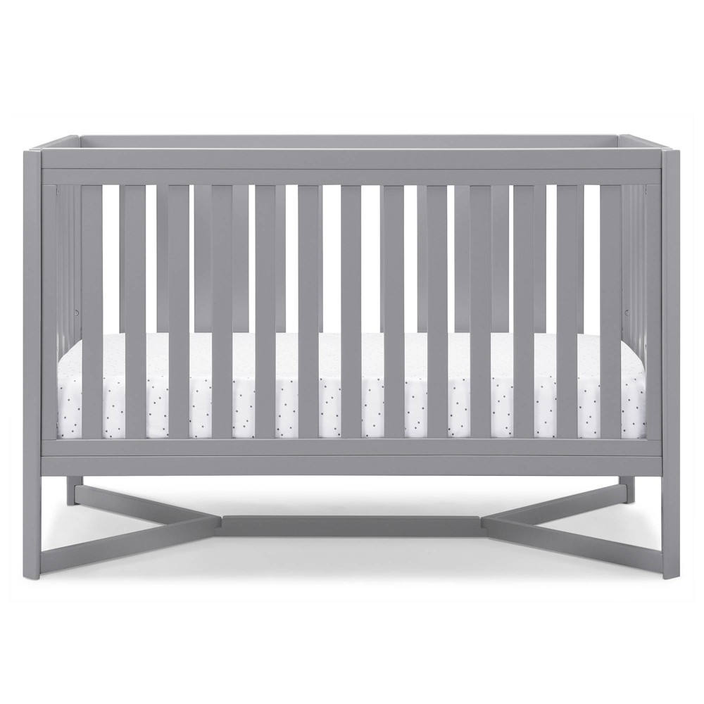 Photos - Cot Delta Children Tribeca 4-in-1 Baby Convertible Crib - Gray