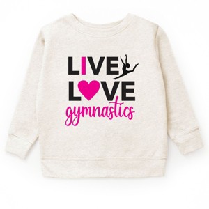The Juniper Shop Live Love Gymnastics Youth Sweatshirt - 1 of 4