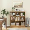 Costway 8-Cube Bookcase 41" Wooden Toy Storage Organizer for Kids Bookshelf Natural/White - 4 of 4