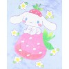 Sanrio Cinnamoroll Womens Strawberry Glitter Adult Short Sleeve T-Shirt - 2 of 4