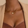 Turandoss Gold Heart Initial Necklaces for Women Girls, Dainty Pendant Necklace, Gold Jewelry for Women, Birthday Gifts for Girls 8-18 - 4 of 4