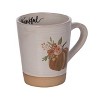 Transpac Floral Pumpkin Ceramic Mug 17oz Thankful Drinkware for Fall Harvest Cozy Autumn Moments Dishwasher Microwave Safe - 3 of 4
