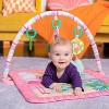 Bright Starts Pink Palms Tiki Toy Bar Baby Activity Gym and Tummy Time Mat Newborn to 3 Years - 3 of 4