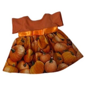Doll Clothes Superstore Handmade Pumpkin Patch Dress Fits 14-15 Inch Cabbage Patch And Baby Dolls - 1 of 4
