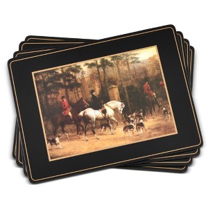 Pimpernel Tally Ho Placemats Set of 4 - 15.7 x 11.7 Inch - 1 of 4