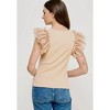 Women's Tulle Ruffle Frills Knit Top - Strut & Bolt - 3 of 3