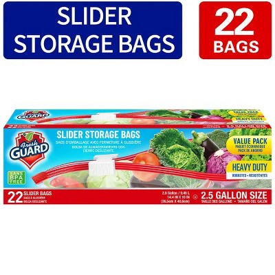 Slider Storage Bags, Zippered Fresh-keeping Bag, Heavy Duty Food Sorting Storage Bag, Food Preservation Sealed Bag