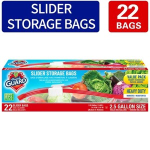 Slider Storage Bags, Zippered Fresh-keeping Bag, Heavy Duty Food Sorting Storage Bag, Food Preservation Sealed Bag - 1 of 4