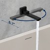 DOMETOUR Male NPT Folding Bathtub Shower Faucet, Matte Black 3 Function Tub Shower System with Rain Shower Head, Handheld, and Rough-in Valve - 2 of 4