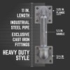 Pipe Decor 3/4 in. Square Barn Door Handle - 11 in. L - 3 of 4