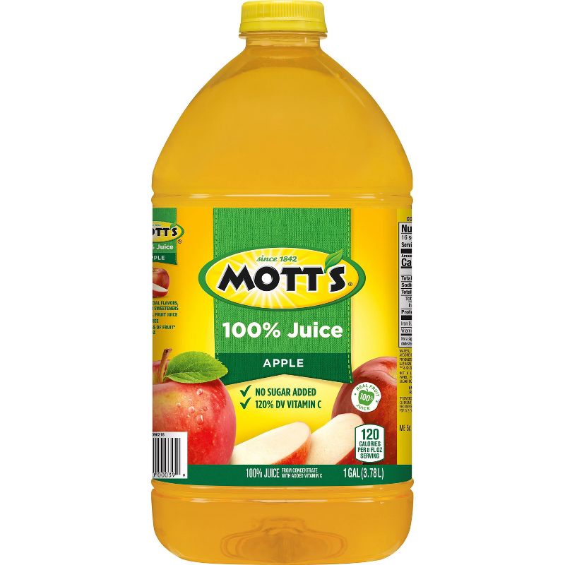 Mott&#39;s 100% Original Apple Juice - 128 fl oz Bottle, 3 of 13