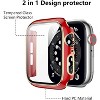 Worryfree Gadgets Bumper Case with Screen Protector for Apple Watch 38mm, White/Silver - 2 of 4
