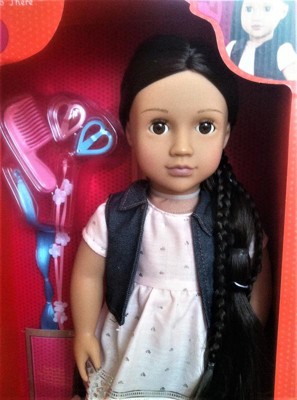 Our Generation Kaelyn With Style Book 18 Hair Play Doll : Target