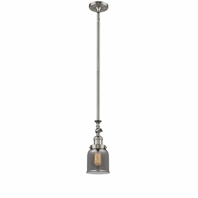 Bell - 1 Light Stem Hung Tiltable Mini Pendant In Industrial Style-14 Inches Tall and 5 Inches Wide
