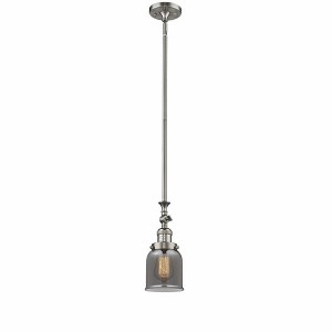 Bell - 1 Light Stem Hung Tiltable Mini Pendant In Industrial Style-14 Inches Tall and 5 Inches Wide - 1 of 1