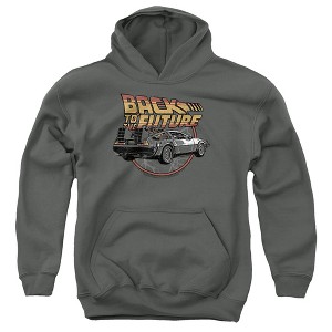 Boys’ Back To The Future Time Machine Hooded Sweatshirt - 1 of 4