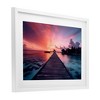 Stupell Industries Island Sunset Over Docks Framed Print Under Glass - 2 of 4