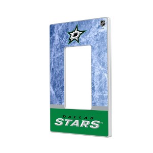 NHL Western Conference Teams Ice Wordmark Hidden-Screw Light Switch Plate for Single Rocker - 1 of 4