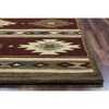 Alora Decor Ryder Southwest Geometric Rug Burgundy - 3 of 4