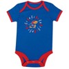 NCAA Kansas Jayhawks Infant Boys' 3pk Bodysuit - 2 of 4