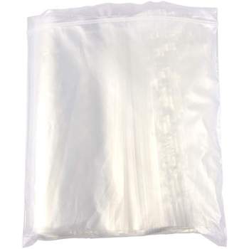 Juvale 500 Pack Resealable Clear Plastic Zip Bags, Zipper Poly Storage Bag (11.9 x 10.6 in)