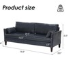 Lirago 78" Faux Leather Sofa Comfy Couch with Padded Cushions Sturdy Frame Easy to Assemble and Clean for Living Room Apartment RV - 4 of 4