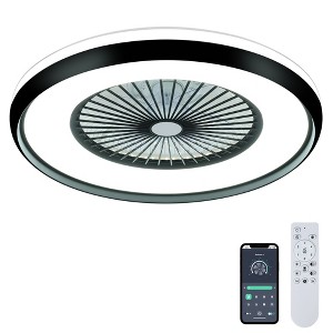 HUMHOLD 24 Inch Smart Ceiling Fan with Lights and Remote/APP Control - 1 of 4