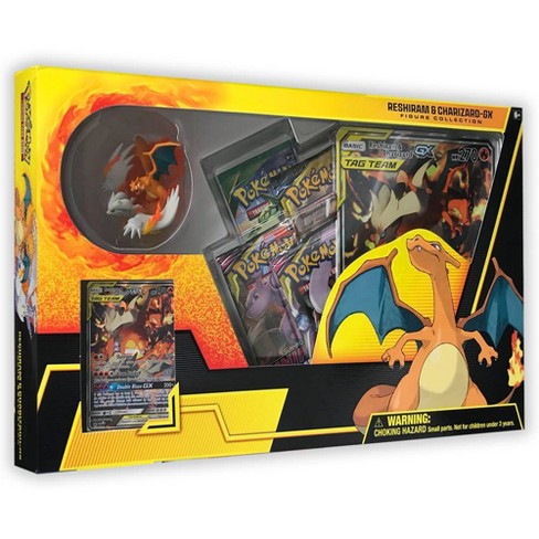 2019 Pokemon Trading Card Game Reshiram Charizard Gx Figure Box