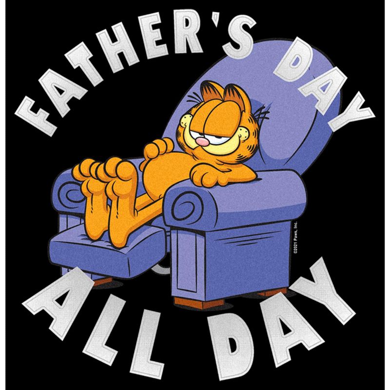 Women's Garfield Father's Day All Day T-Shirt, 2 of 5