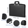 Unique Bargains PP Waterproof Lightweight Art Portfolio Case with Zipper - 2 of 4