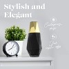 American Atelier Modern Geometric 37oz Bedside Carafe and Gold Tumbler Glass/Lid, 2-Piece Set - 3 of 4